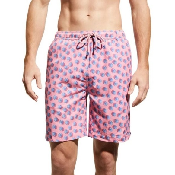 Peter Millar Ocean City Swim Trunk Men’s Coral Reef Pink Quick Dry Size Large - Picture 3 of 14
